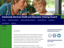 Tablet Screenshot of csheitc.org.au